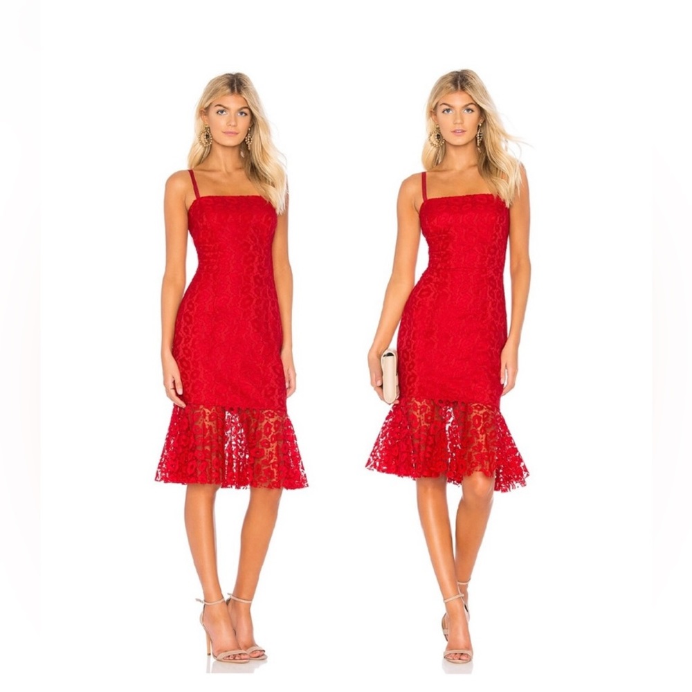 New! So beautiful Milly Kiss Lace Grace Dress! Made in USA ❤️ Valentines Day